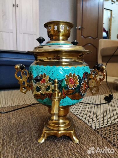 Самовар электрический расписной 1989 г