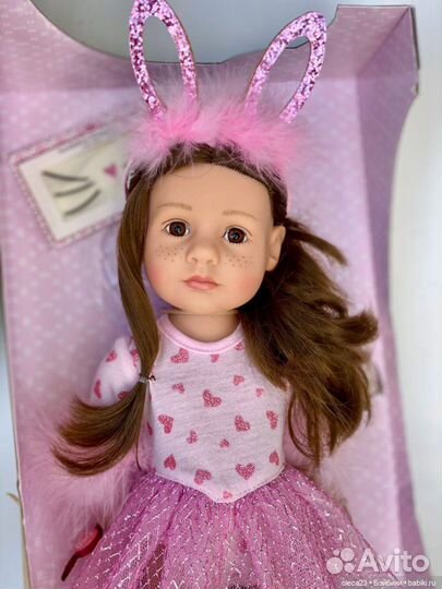 Кукла Gotz 36 см(Ella Rabbit) +фирменные кроссовки