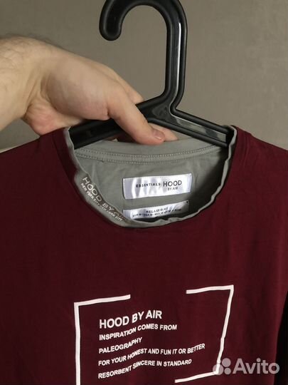 Лонгслив двойной Essentials by Hood By Air