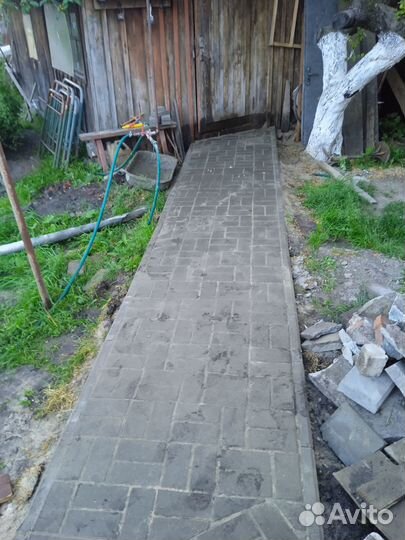 Укладка брусчатки, тротуарной плитки