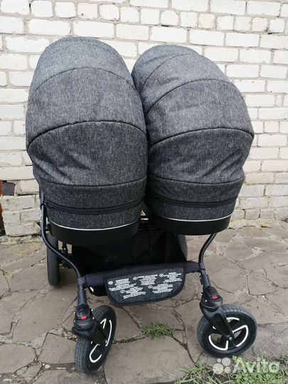 Коляска для двойни mikado 3 в 1