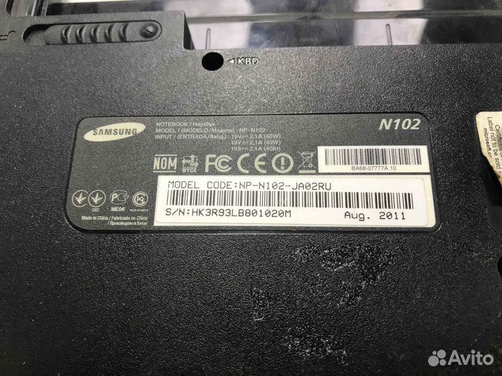 Поддон для Samsung NP-N102
