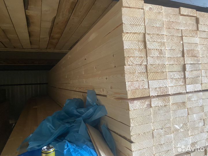 Доска сухая строганная 45х140 сосна