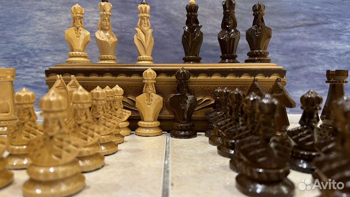 Шахматные фигуры ручной работы