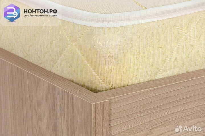 Кровать односпальная Мелисса шимо светлый