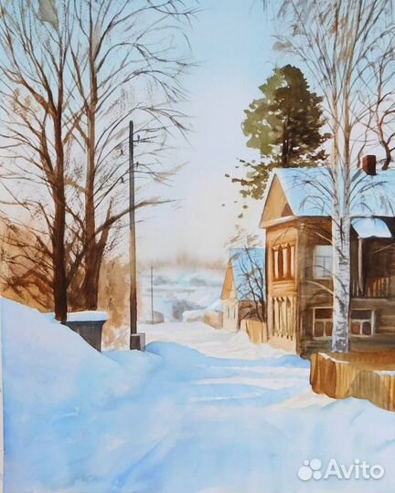 Картины в интерьер акварельные пейзажи