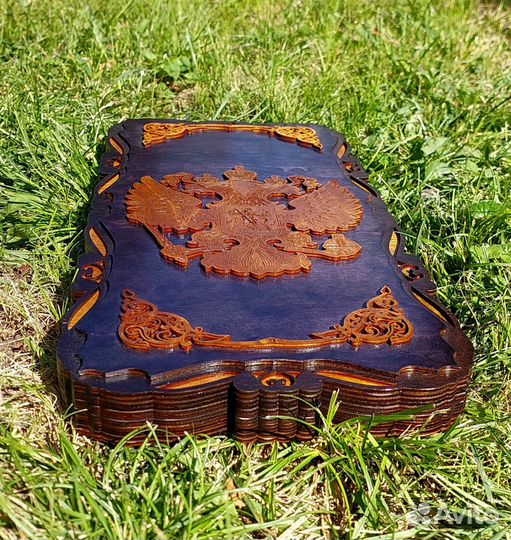 Нарды со стеклом на игровом поле