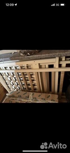 Кроватка с кокосовым матрасиком