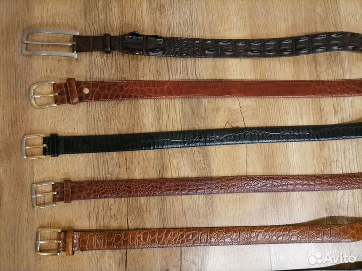 Ремни мужские тактические,кожа крокодила