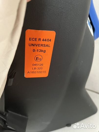 Автокресло-переноска Leader Kids