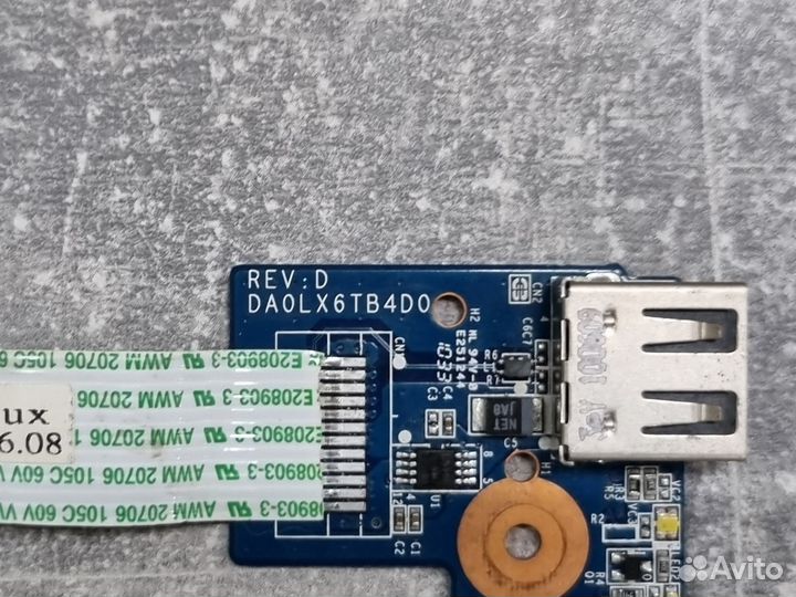Плата USB DA0LX6TB4DO REV:D