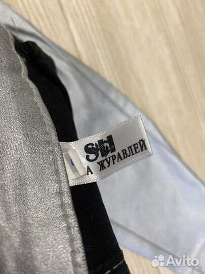 Брюки серебро