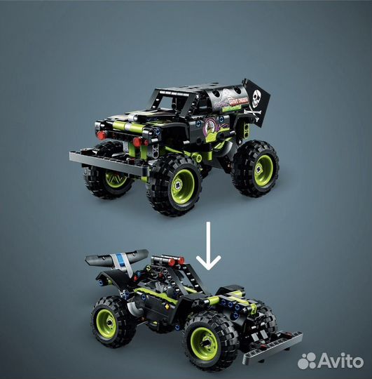 Lego technic 42118 Monster Jam 2 в 1 Новый