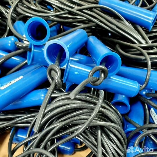 Скакалка резиновая 285 см гимнастика фитнес офп