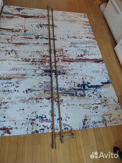 Карниз для штор металлический (бронза)