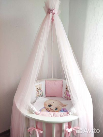 Комплект в кроватку бортики одеяло в наличии