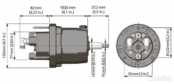 Гсу Ultraflex для лодочных моторов до 175 л.с