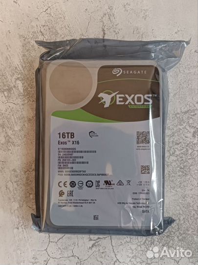 Жесткий диск Seagate Exos 16Tb ST16000NM002G