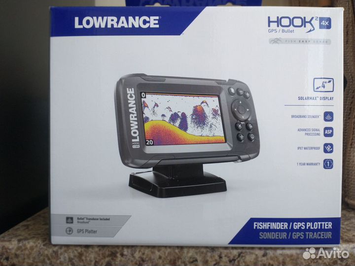 Эхолот lowrance hook2 4x