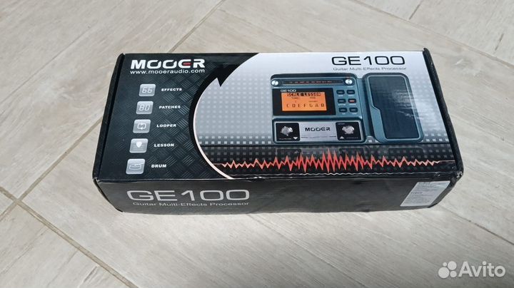 Гитарный процессор mooer GE 100, педали
