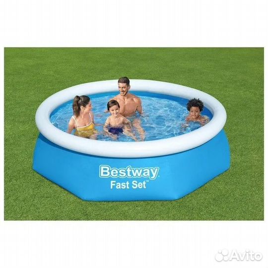 Бассейн надувной круглый 244х61 см