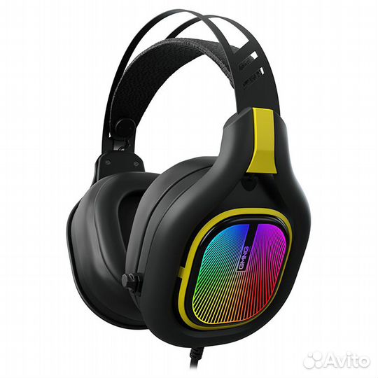 Наушники с микрофоном Oklick gmng HS-L630G черные