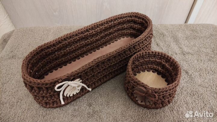 Корзинки из полиэфирного шнура