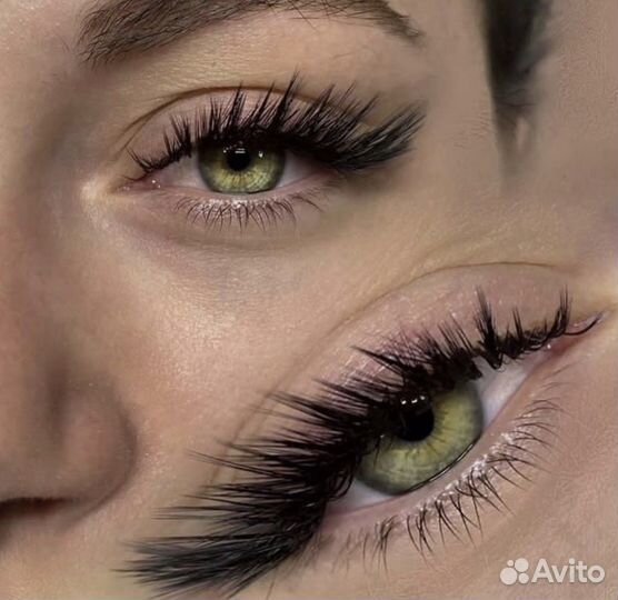 Наращивание ресниц волос ламинирование бровей