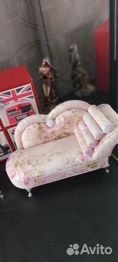 Мебель для кукол- шкаф, диван, кресло, мотоцикл