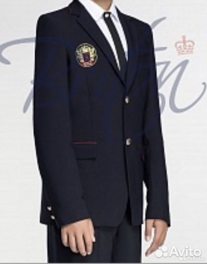 Пиджак школьный для мальчика 140