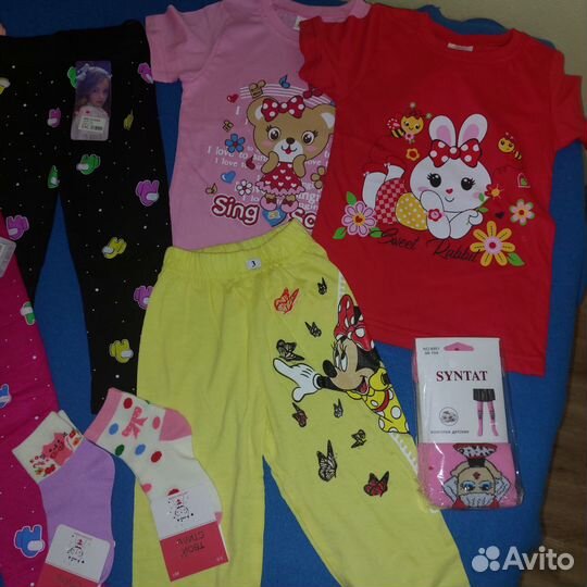 Пакет вещей на девочку новое