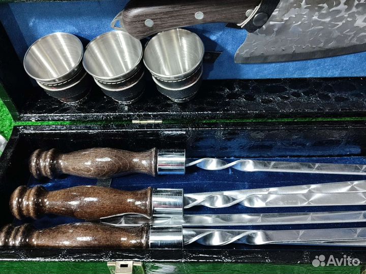 Набор шампуров в кейсе