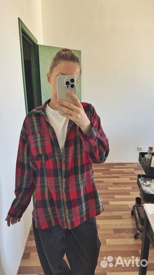 Рубашка в клетку oversize