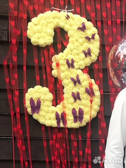 Цифра 3 на день рождения