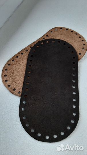 Донышко клапан кожа. Фурнитура. Рукоделие