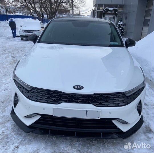 Сплиттер губа переднего бампера kia k5