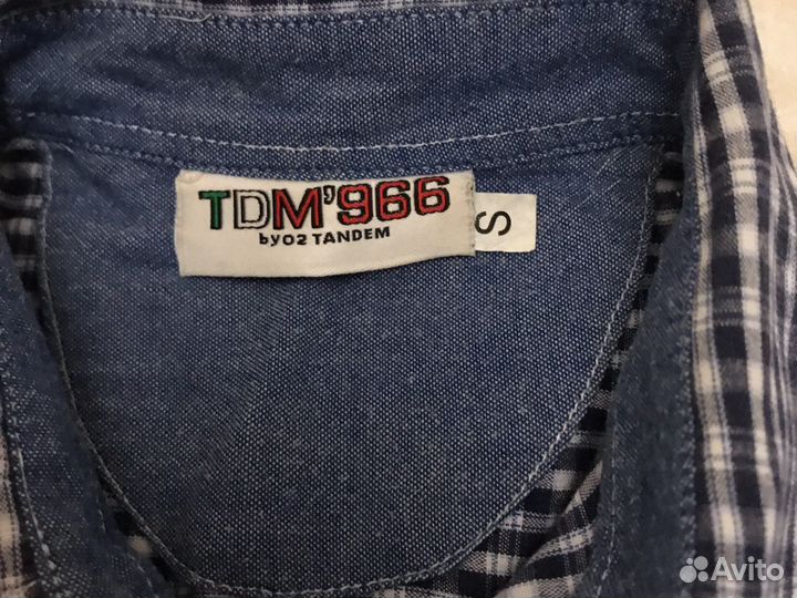 Школьная рубашка TDM в отличном состоянии