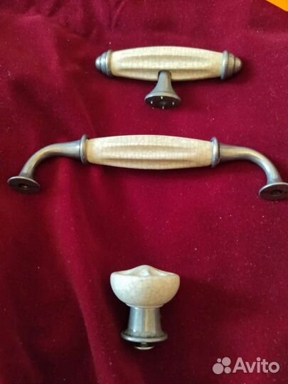 Мебельные ручки керамика