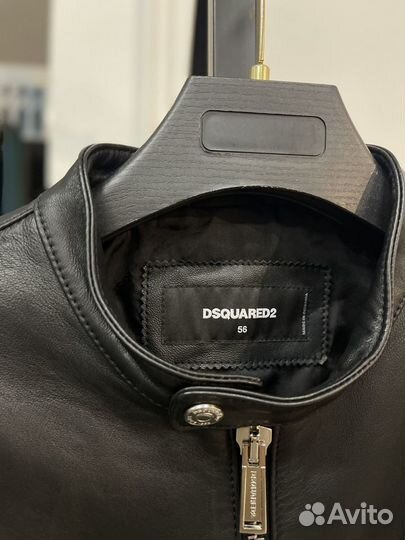 Кожаная куртка dsquared