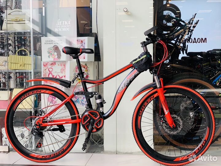 Велосипед на спицах двухподвес 26