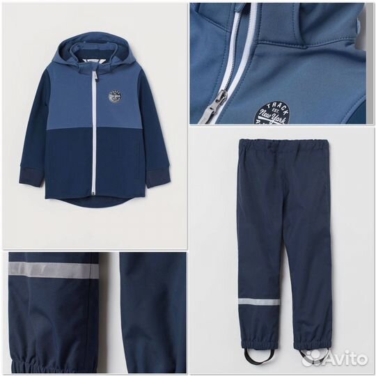 Комплект куртка и штаны hm новые 110