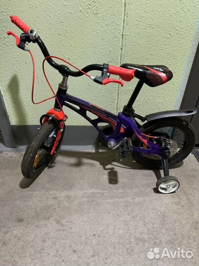 Велосипед Stels Galaxy V010 14 Фиолетовый/Красный