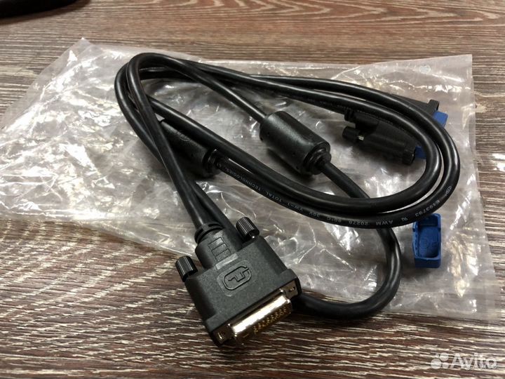 Кабель для монитора DVI-D чёрный для Монитора