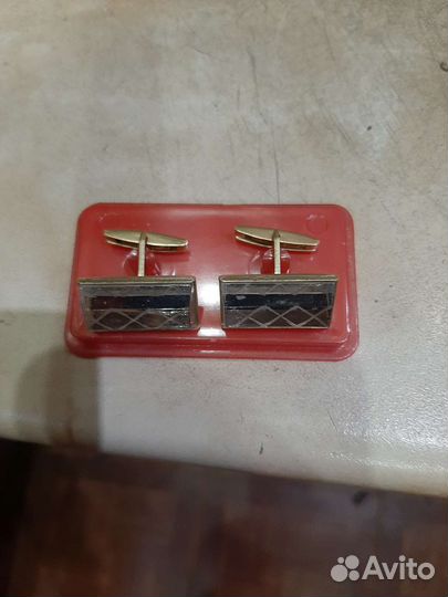 Запонки СССР в футляре