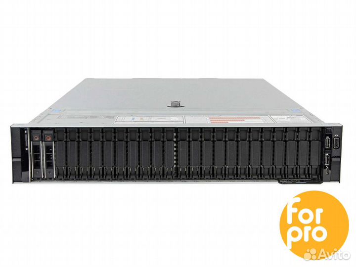 Сервер dell R740xd 28SFF 2x6162Plat 384GB, H730p