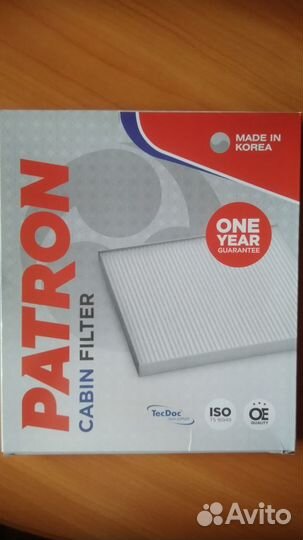Фильтр салона Patron PF2244KOR