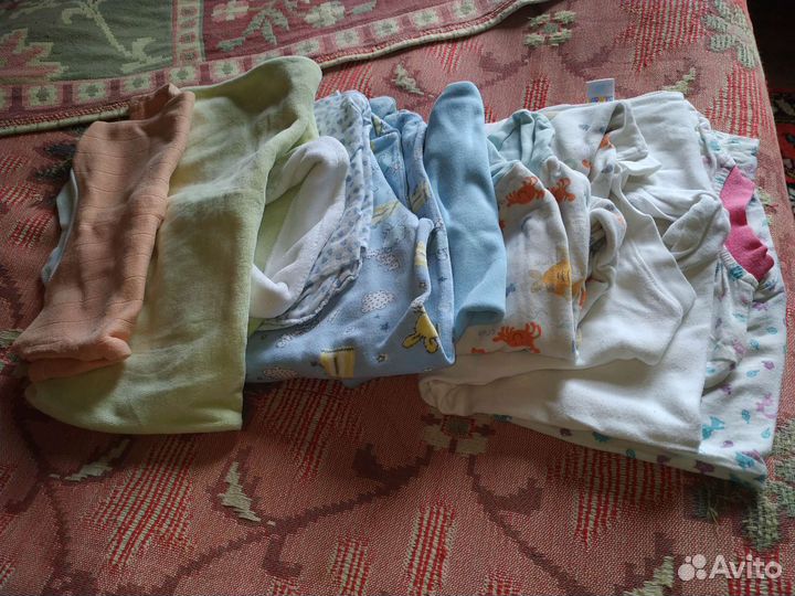 Детские вещи пакетом от 0 до года
