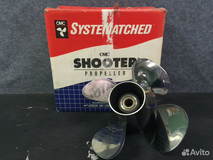 Винт гребной OMC shooter 175421, 4х12,5х21