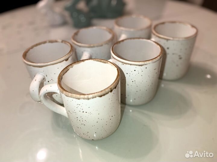 Набор чашек керамических Punto bianko