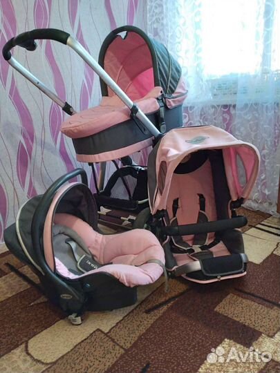 Коляска 3 в 1 brevi